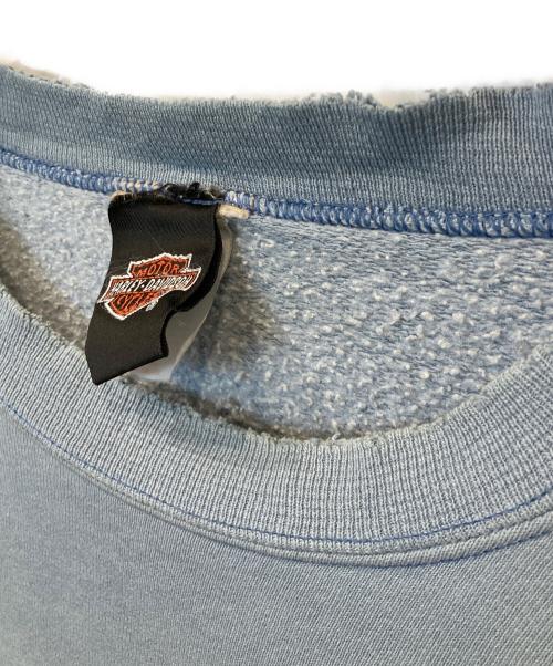 HARLEY-DAVIDSON（ハーレーダビッドソン）HARLEY-DAVIDSON (ハーレーダビッドソン) スウェット ブルー サイズ:不明の古着・服飾アイテム