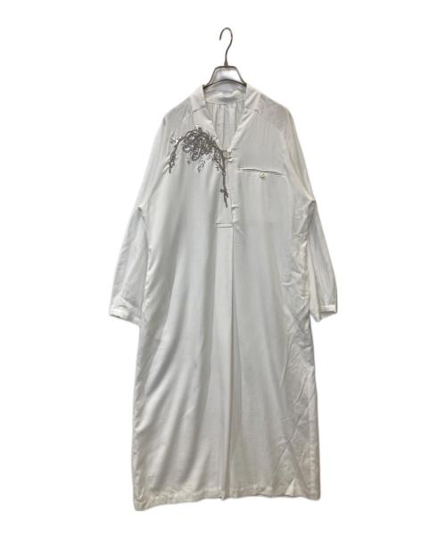 MURRAL（ミューラル）MURRAL (ミューラル) Veil embroidered dress　261-1302 ホワイト サイズ:2の古着・服飾アイテム