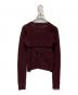 LEINWANDE (ラインヴァンド) Bra Intarsia Knit　0225030506 ボルドー サイズ:F：6000円