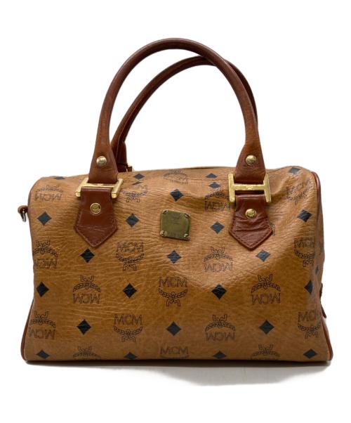 MCM（エムシーエム）MCM (エムシーエム) 2WAYミニボストンバッグ ブラウンの古着・服飾アイテム