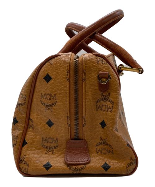 MCM（エムシーエム）MCM (エムシーエム) 2WAYミニボストンバッグ ブラウンの古着・服飾アイテム