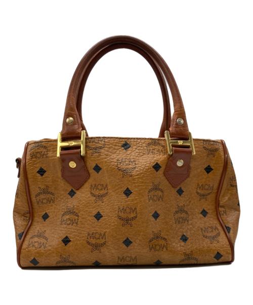 MCM（エムシーエム）MCM (エムシーエム) 2WAYミニボストンバッグ ブラウンの古着・服飾アイテム