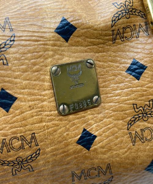 MCM（エムシーエム）MCM (エムシーエム) 2WAYミニボストンバッグ ブラウンの古着・服飾アイテム