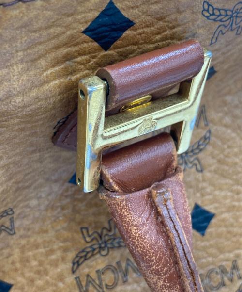 MCM（エムシーエム）MCM (エムシーエム) 2WAYミニボストンバッグ ブラウンの古着・服飾アイテム
