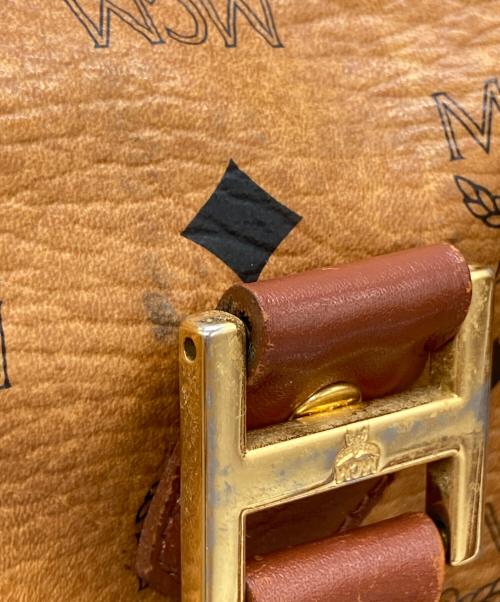 MCM（エムシーエム）MCM (エムシーエム) 2WAYミニボストンバッグ ブラウンの古着・服飾アイテム