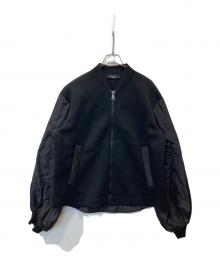 WEEKEND Max Mara（ウィークエンド マックスマーラ）の古着「切替MA-1ジャケット　2359160339」｜ブラック