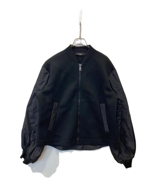 WEEKEND Max Mara（ウィークエンド マックスマーラ）Weekend Max Mara (ウィークエンド マックスマーラ) 切替MA-1ジャケット　2359160339 ブラック サイズ:Mの古着・服飾アイテム