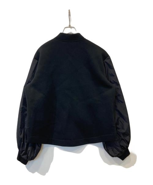 WEEKEND Max Mara（ウィークエンド マックスマーラ）Weekend Max Mara (ウィークエンド マックスマーラ) 切替MA-1ジャケット　2359160339 ブラック サイズ:Mの古着・服飾アイテム