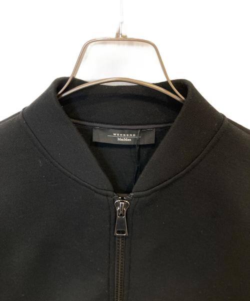 WEEKEND Max Mara（ウィークエンド マックスマーラ）Weekend Max Mara (ウィークエンド マックスマーラ) 切替MA-1ジャケット　2359160339 ブラック サイズ:Mの古着・服飾アイテム