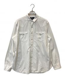 POLO BY RALPH LAUREN（ポロ バイ ラルフローレン）の古着「ウエスタンシャツ WESTERN」｜ホワイト