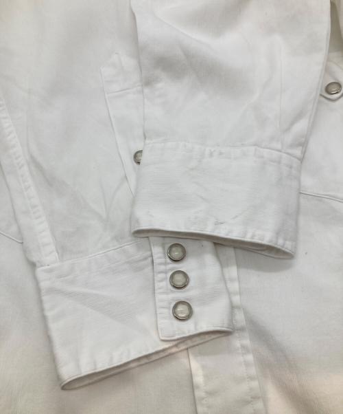 POLO BY RALPH LAUREN（ポロ バイ ラルフローレン）POLO by RALPH LAUREN (ポロ バイ ラルフローレン) ウエスタンシャツ WESTERN ホワイト サイズ:Lの古着・服飾アイテム