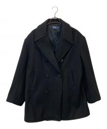 POLO BY RALPH LAUREN（ポロ バイ ラルフローレン）の古着「Pコート」｜ブラック