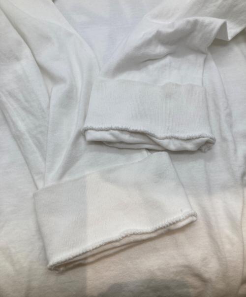 stussy（ステューシー）stussy (ステューシー) BASIC STÜSSY LS TEE ホワイト サイズ:Lの古着・服飾アイテム