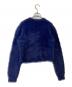 FRED PERRY (フレッドペリー) BEAMS (ビームス) Fluffy Knit Cardigan カーディガン FZ7258 ブルー サイズ:UK10：6000円