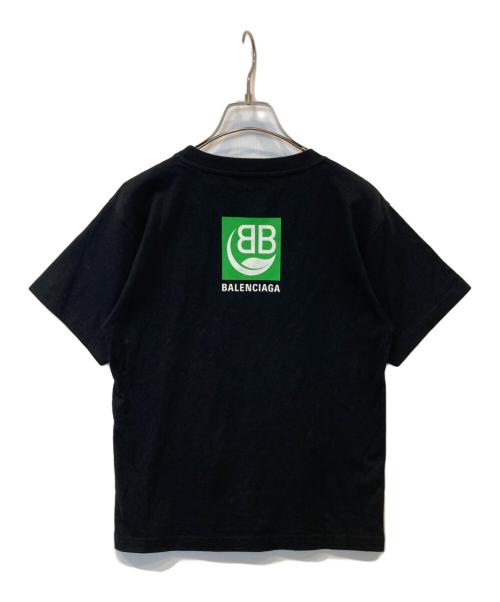 BALENCIAGA（バレンシアガ）BALENCIAGA (バレンシアガ) ロゴプリントTシャツ 556155 THV48 ブラック サイズ:10(キッズサイズ）の古着・服飾アイテム