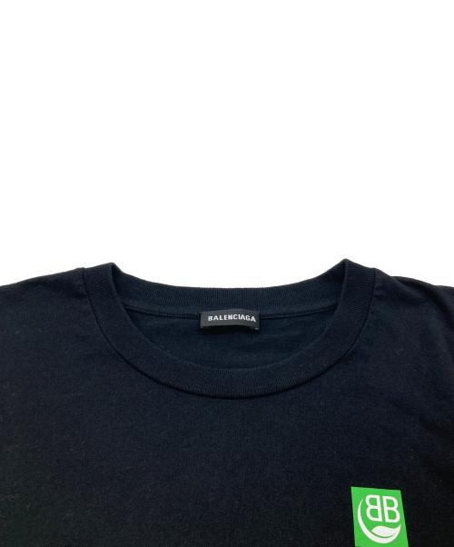 BALENCIAGA（バレンシアガ）BALENCIAGA (バレンシアガ) ロゴプリントTシャツ 556155 THV48 ブラック サイズ:10(キッズサイズ）の古着・服飾アイテム