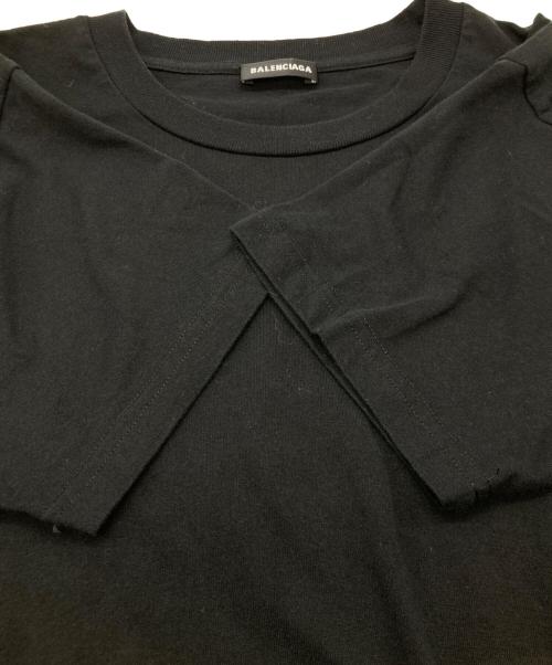 BALENCIAGA（バレンシアガ）BALENCIAGA (バレンシアガ) ロゴプリントTシャツ 556155 THV48 ブラック サイズ:10(キッズサイズ）の古着・服飾アイテム