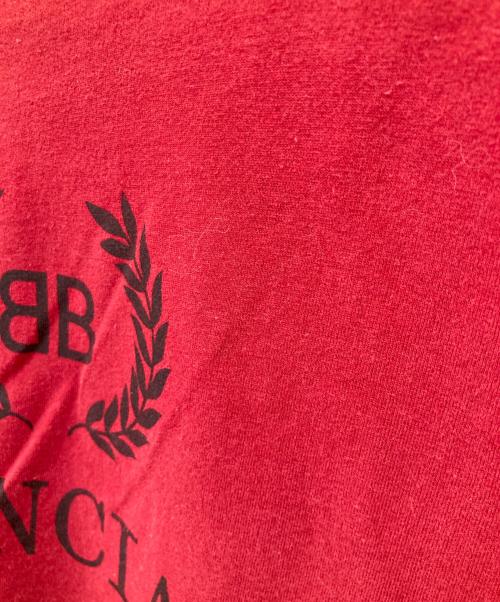 BALENCIAGA（バレンシアガ）BALENCIAGA (バレンシアガ) ロゴTシャツ 556109 TCV25 レッド サイズ:Sの古着・服飾アイテム