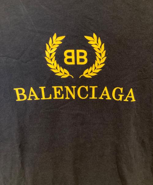 BALENCIAGA（バレンシアガ）BALENCIAGA (バレンシアガ) ロゴTシャツ　492258 TAV04 ネイビー サイズ:Sの古着・服飾アイテム
