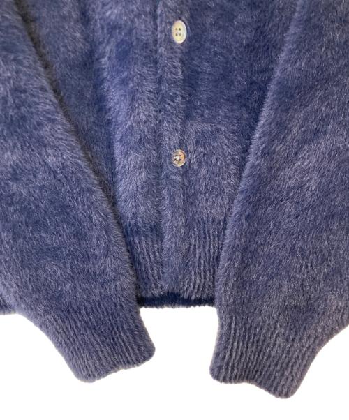 stussy（ステューシー）stussy (ステューシー) シャギー ニット カーディガン ネイビー サイズ:Mの古着・服飾アイテム