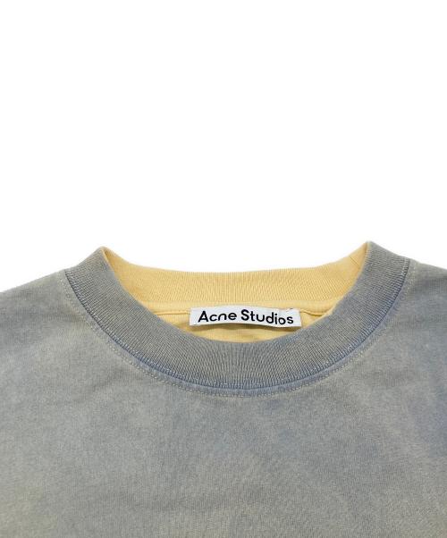Acne studios（アクネ ストゥディオズ）ACNE STUDIOS (アクネ ストゥディオズ) グラデーションプリントロゴTシャツ FN-WN-TSHI000321 グレー×イエロー サイズ:XSの古着・服飾アイテム