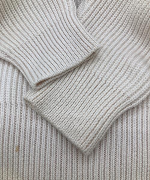 jacquemus（ジャックムス）JACQUEMUS (ジャックムス) LA MAILLE RISOUL ハーフジップニット ベージュ サイズ:36の古着・服飾アイテム