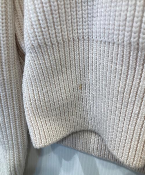 jacquemus（ジャックムス）JACQUEMUS (ジャックムス) LA MAILLE RISOUL ハーフジップニット ベージュ サイズ:36の古着・服飾アイテム