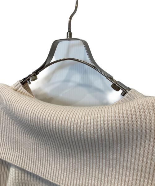 jacquemus（ジャックムス）JACQUEMUS (ジャックムス) LA MAILLE RISOUL ハーフジップニット ベージュ サイズ:36の古着・服飾アイテム