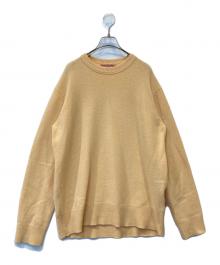 Acne studios（アクネ ストゥディオズ）の古着「ウールカシミヤカラーニット FN-MN-KNIT000254」｜オレンジ