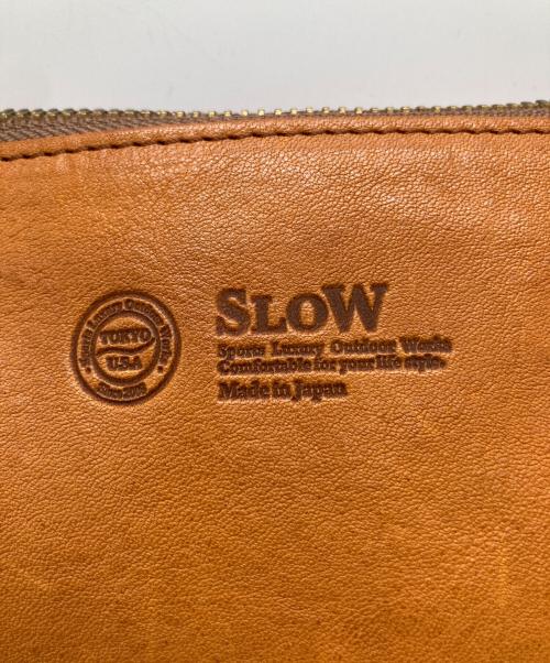 SLOW（スロウ）SLOW (スロウ) クラッチバッグ ブラウンの古着・服飾アイテム