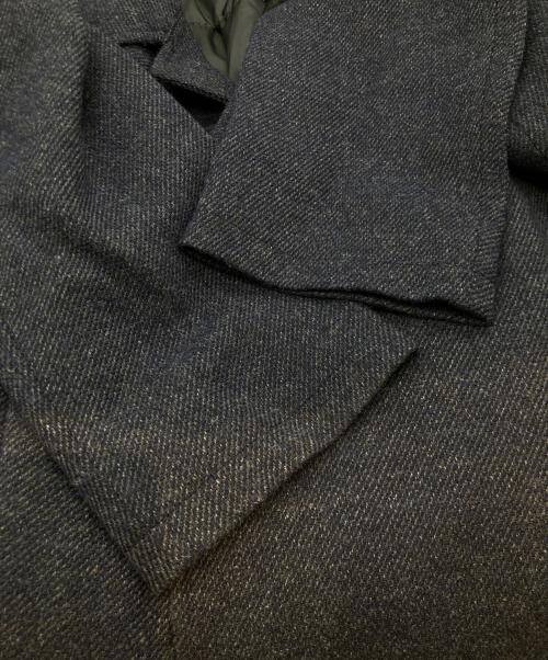 NEWYORKER（ニューヨーカー）NEWYORKER (ニューヨーカー) SOLOTEX ライナー付ステンカラーコート　16-35-3308 ネイビー サイズ:Lの古着・服飾アイテム