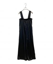 RIM.ARK（リムアーク）の古着「Satin slacks all in one　460HSS33-0020」｜ブラック