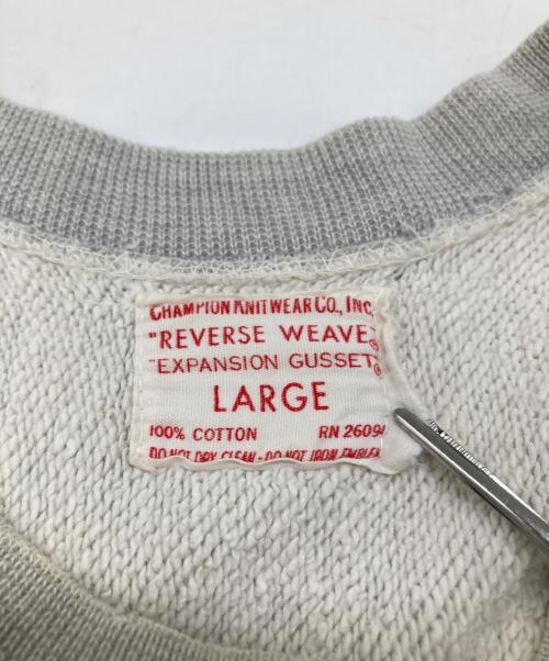Champion（チャンピオン）Champion (チャンピオン) 無地リバースウィーブスウェット グレー サイズ:Lの古着・服飾アイテム