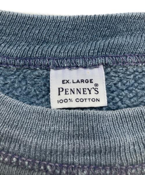 PENNEY'S（ペニーズ）PENNEY'S (ペニーズ) ラグランスウェット グレー サイズ:Lの古着・服飾アイテム