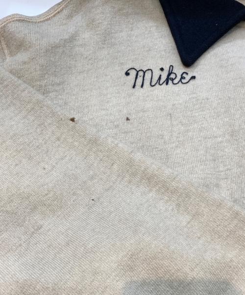 MITCHELL & NESS（ミッチェルアンドネス）MITCHELL & NESS (ミッチェルアンドネス) スナップボタンメルトンスタジャン ベージュ サイズ:38の古着・服飾アイテム