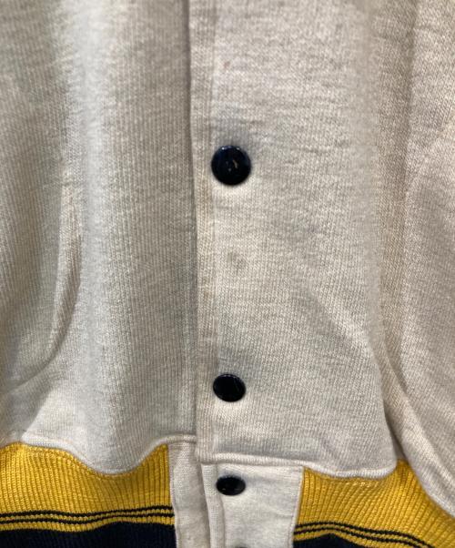 MITCHELL & NESS（ミッチェルアンドネス）MITCHELL & NESS (ミッチェルアンドネス) スナップボタンメルトンスタジャン ベージュ サイズ:38の古着・服飾アイテム