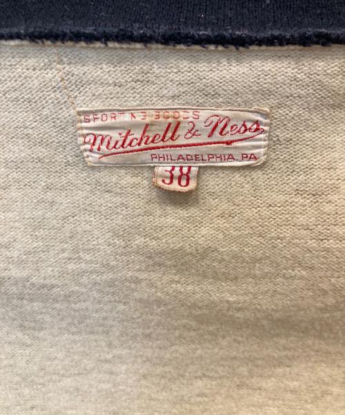 MITCHELL & NESS（ミッチェルアンドネス）MITCHELL & NESS (ミッチェルアンドネス) スナップボタンメルトンスタジャン ベージュ サイズ:38の古着・服飾アイテム