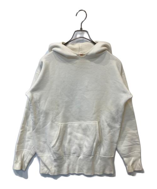Hanes（ヘインズ）Hanes (ヘインズ) WIND SHIELD パーカー アイボリー サイズ:Mの古着・服飾アイテム