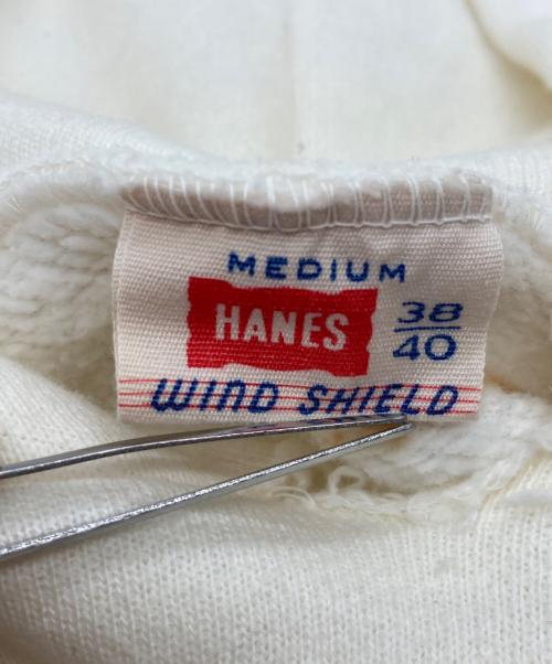 Hanes（ヘインズ）Hanes (ヘインズ) WIND SHIELD パーカー アイボリー サイズ:Mの古着・服飾アイテム