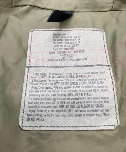 US ARMY（ユーエスアーミー）US ARMY (ユーエスアーミー) ECWCS Gen1 COLD WEATHER PARKA GORE-TEX　8415-01-228-1317 カーキ サイズ:Medium Longの古着・服飾アイテム