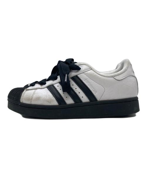 adidas（アディダス）adidas (アディダス) SUPERSTAR II JI0124 ホワイト×ブラック サイズ:24cmの古着・服飾アイテム