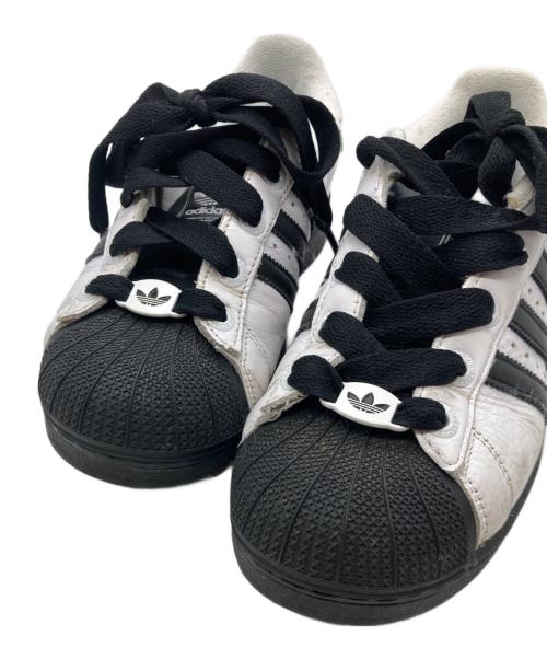 adidas（アディダス）adidas (アディダス) SUPERSTAR II JI0124 ホワイト×ブラック サイズ:24cmの古着・服飾アイテム