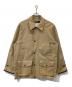 POLO RALPH LAUREN（ポロ・ラルフローレン）の古着「襟裏レザーショートコート JR-RL-GS0142」｜ベージュ