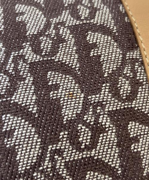 Christian Dior（クリスチャン ディオール）Christian Dior (クリスチャン ディオール) トロッターD金具ミニボストンバッグ PZ0092 ベージュ×ブラウンの古着・服飾アイテム