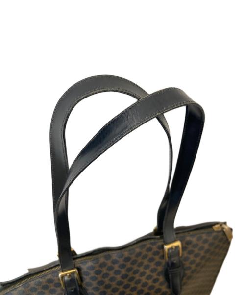 CELINE（セリーヌ）CELINE (セリーヌ) マカダム柄トートバッグ MC00/1 ブラウンの古着・服飾アイテム