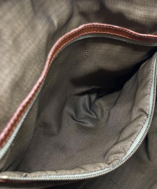 FENDI（フェンディ）FENDI (フェンディ) キャンバストートバッグ ブラウン×ベージュの古着・服飾アイテム
