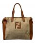 FENDI（フェンディ）の古着「キャンバストートバッグ」｜ブラウン×ベージュ