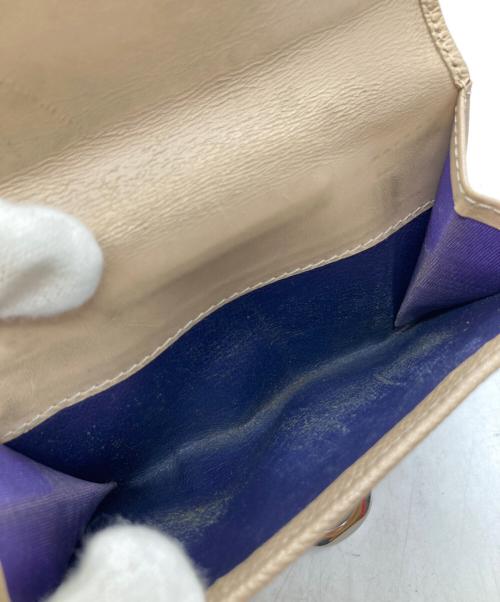 BVLGARI（ブルガリ）BVLGARI (ブルガリ) 2つ折り財布 ベージュの古着・服飾アイテム