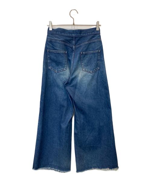 JOHN LAWRENCE SULLIVAN（ジョン ローレンス サリバン）JOHN LAWRENCE SULLIVAN (ジョン ローレンス サリバン) INDIGO WIDE DENIM PANTS インディゴ・ワイド・デニム・パンツ PT16-05-05 インディゴ サイズ:6の古着・服飾アイテム