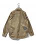 BAPE BY A BATHING APE (ベイプバイアベイシングエイプ) ミリタリーシャツ 001SH0301010X ベージュ サイズ:XXL：10000円